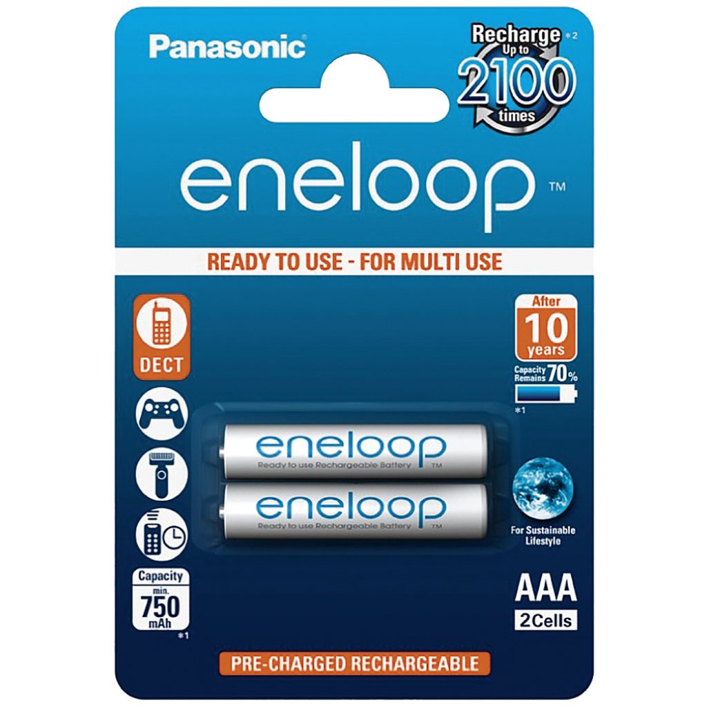 Panasonic Batterie aufladbar Eneloop 1