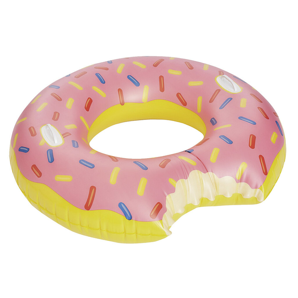 HAPPY PEOPLE Schwimmring Donut XXL mit Handgriffen